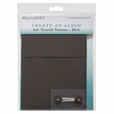 Create An Album - 6x8 Waterfall - Black