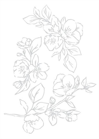 Apple Blossom Sway Impress-ion Press & Foil Plates
