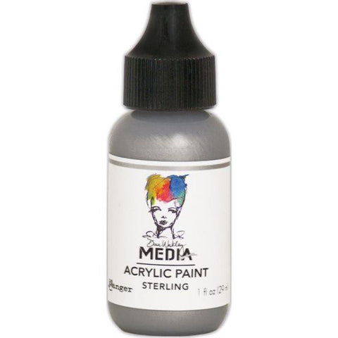 Heavy Body Acrylic Paint - Sterling (1oz)