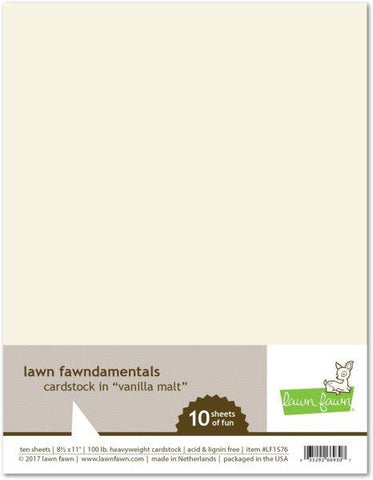 Cardstock - Vanilla Malt