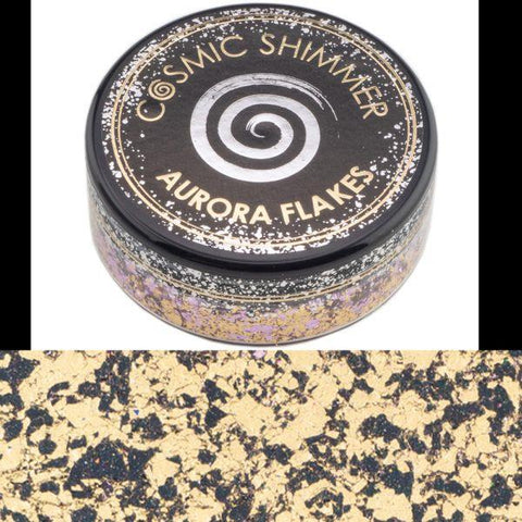 Cosmic Shimmer Aurora Flakes - Golden Onyx