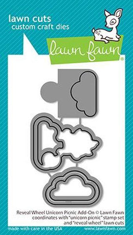 Lawn Cuts - Reveal Wheel Add-On Dies - Unicorn Picnic