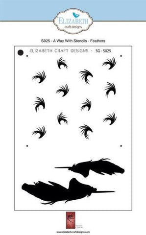 A Way with Stencils - Feathers