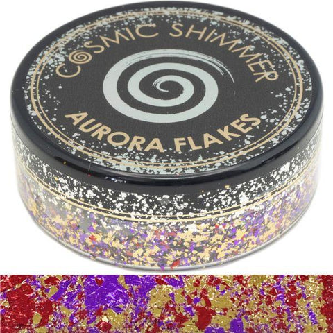 Cosmic Shimmer Aurora Flakes - Oriental Fire