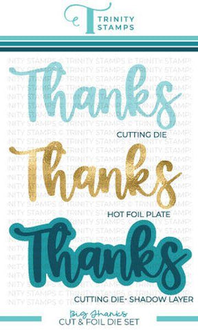 Cut & Foil - Big Thanks Die Set
