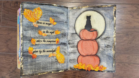 Pumpkin Magic - Art Journal Class, Tuesday - October 25 @ 6:30 pm
