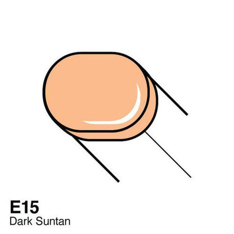 Copic Sketch Marker - E15 - Dark Suntan