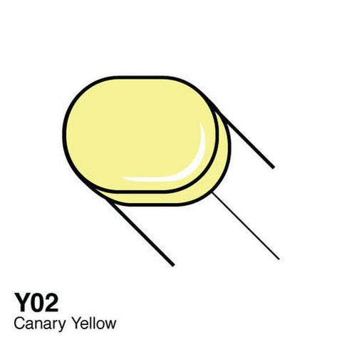 Copic Sketch Marker - Y02 - Canary Yellow