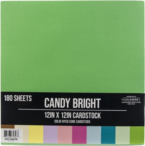 Candy Bright - 12x12 Cardstock Pack