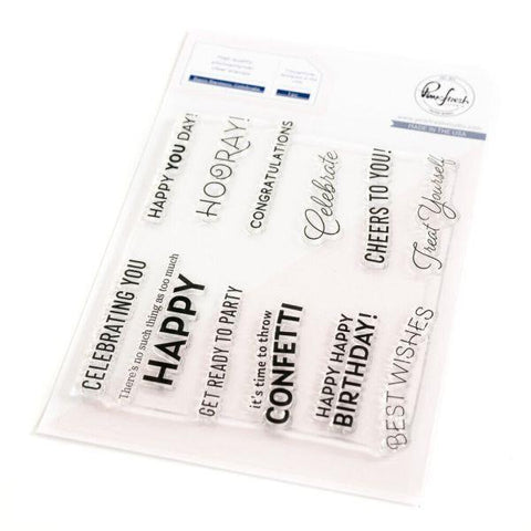 Basic Banners:  Celebrate - Clear Stamps
