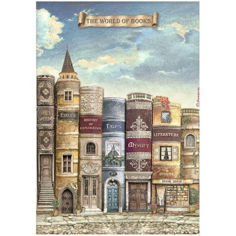 Vintage Library - Rice Paper - World of Book