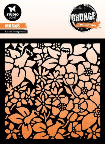 Grunge Collection - Stencil - Floral Background