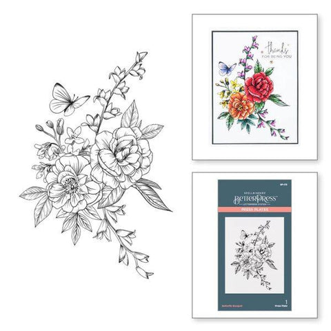 BetterPress Collection - Butterfly Bouquet Press Plate