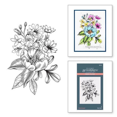 BetterPress Collection - Pressed Bouquet Press Plate