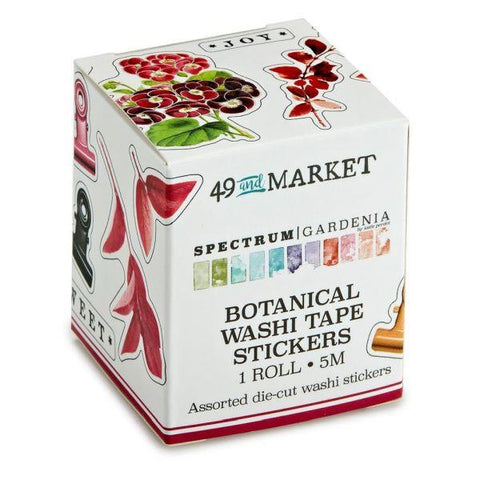 Spectrum Gardenia - Washi Tape Stickers - Botanical