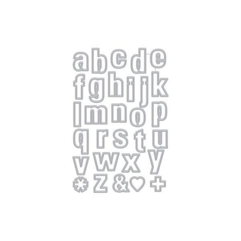 Luggage Lowercase Alphabet Fancy Dies