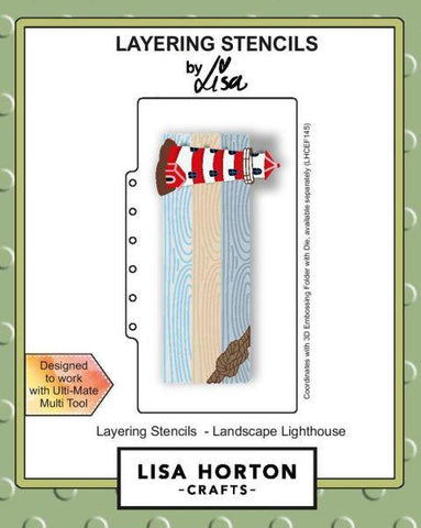 Landscape Lighthouse - Slimline Layering Stencils