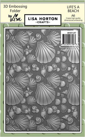 Life's a Beach - 3D Embossing Folder