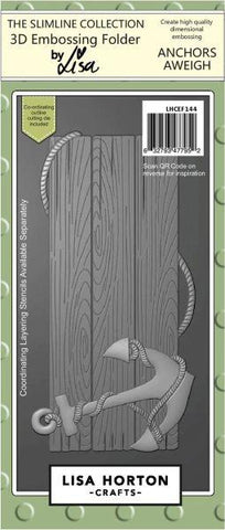 Anchors Aweigh - Slimline 3D Embossing Folder & Die