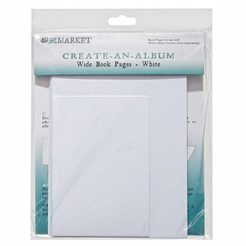 Create An Album - Wide Book Pages - White