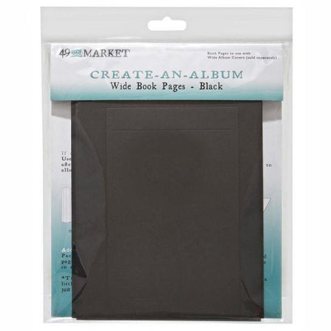 Create An Album - Wide Book Pages - Black