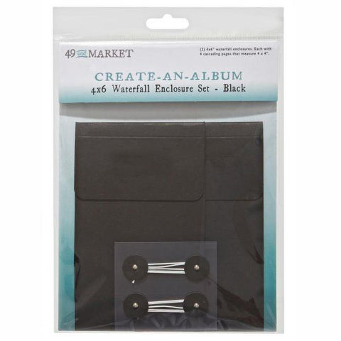 Create An Album - 4x6 Waterfall - Black