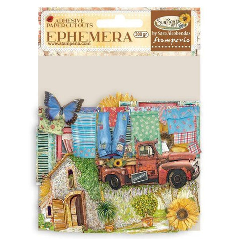 Sunflower Art - Ephemera - Elements and Sunflowers