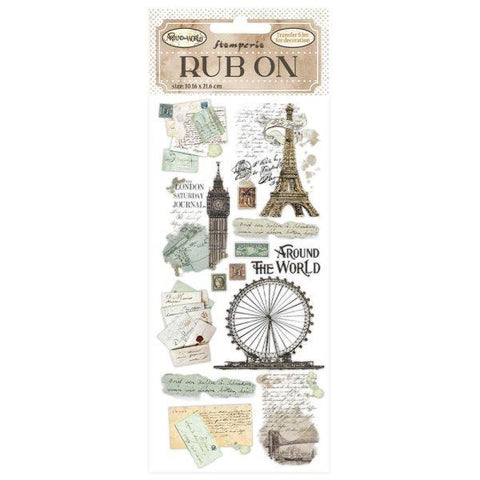 Around the World - Rub Ons - Monuments