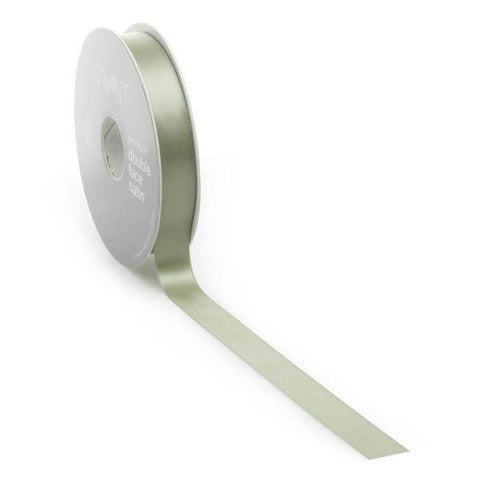 Vivant Double Face Satin Green Gold Ribbon