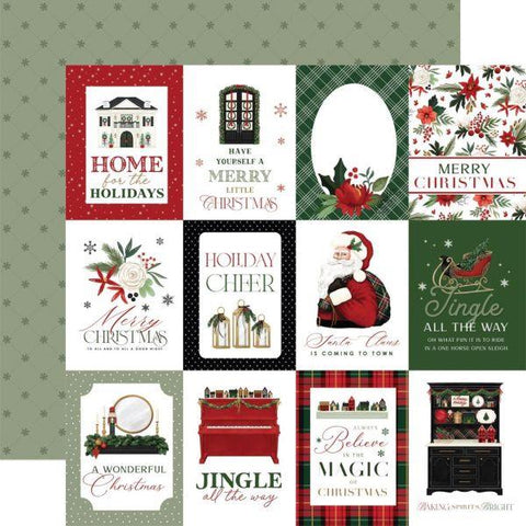 A Wonderful Christmas - 3x4 Journaling Cards