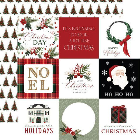 A Wonderful Christmas - 4x4 Journaling Cards