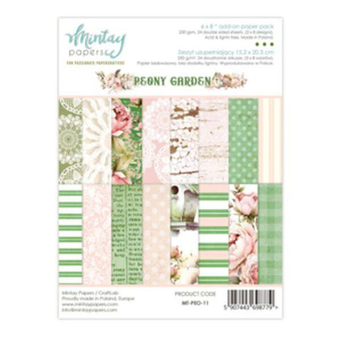 Peony Garden - 6x8 Add-On Paper Pad