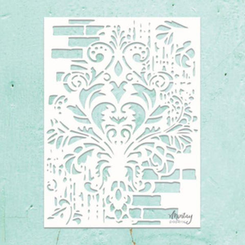 Decorated Wall - 6x8 Stencil