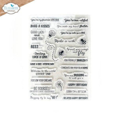 Bugs and Butterflies Collection - Bugs and Kisses Clear Stamps