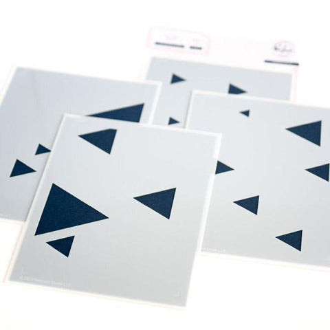 Overlapping Triangles Layering Stencils