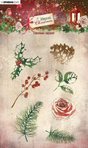 Magical Christmas - Clear Stamps - Christmas Greenery
