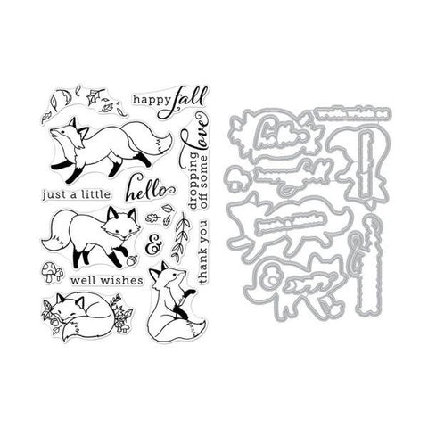 Fall Fox Stamp & Die Bundle