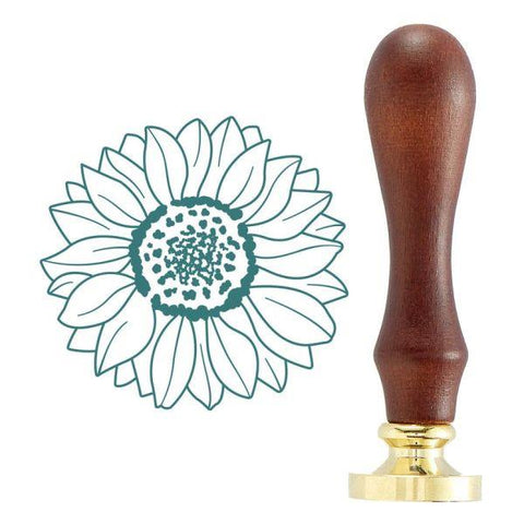 Serenade of Autumn - Wax Seal Stamp - Sunflower