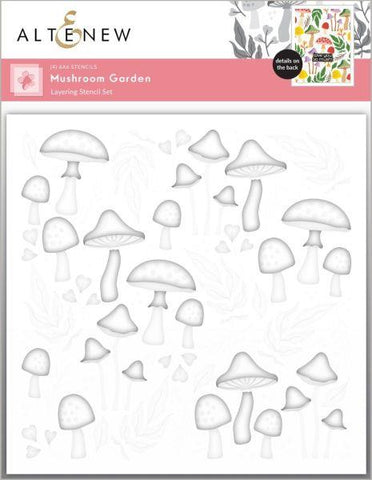 Mushroom Garden Layering Stencil Set