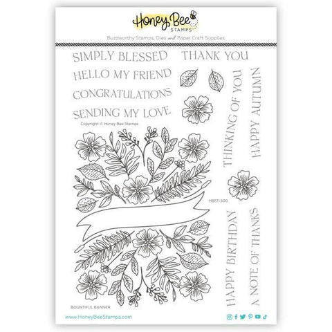 Bountiful Banner - Clear Stamps