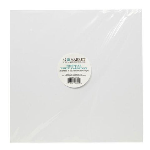 Essentials Cardsstock - White