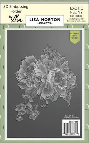 Exotic Peony - 3D Embossing Folder & Die