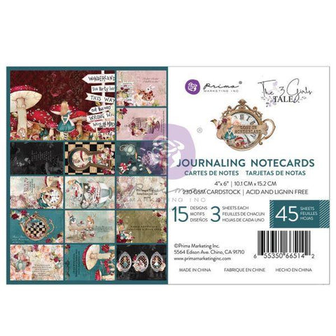 Lost in Wonderland - 4x6 Journaling Cards