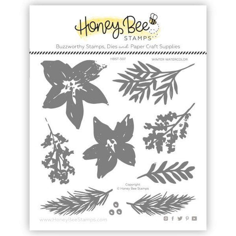 Winter Watercolor - Clear Stamps