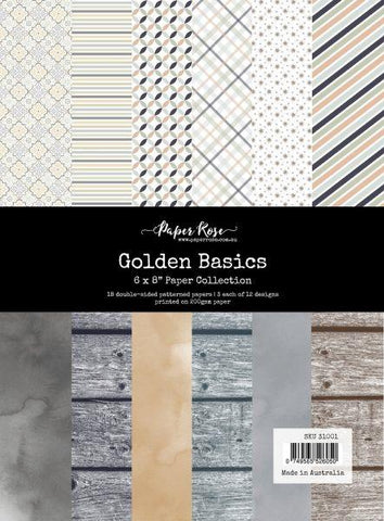 Golden Basics - 6x8 Paper Collection