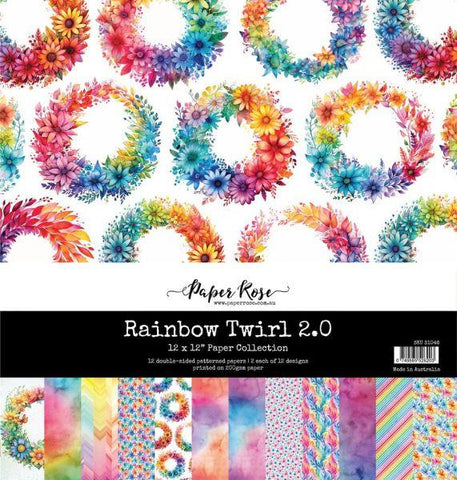 Rainbow Twirl 2.0 - 12x12 Paper Collection