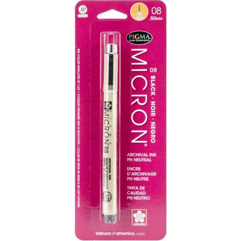 Pigma Micron Pen - Black - .5MM