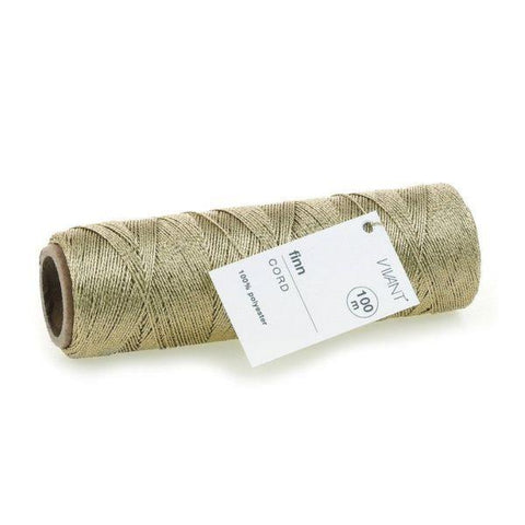 Vivant Finn Gold Metallic Cord