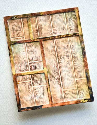 Vintage Tray 3D Embossing Folder and Die