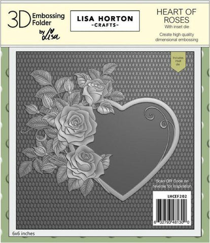 Heart of Roses Embossing Folder and Die